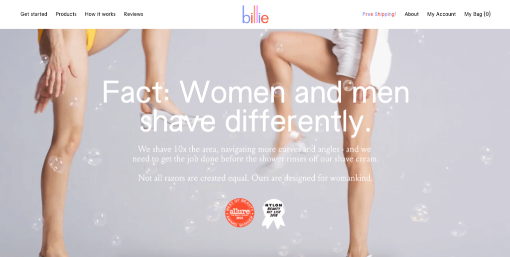 billie razors for women website