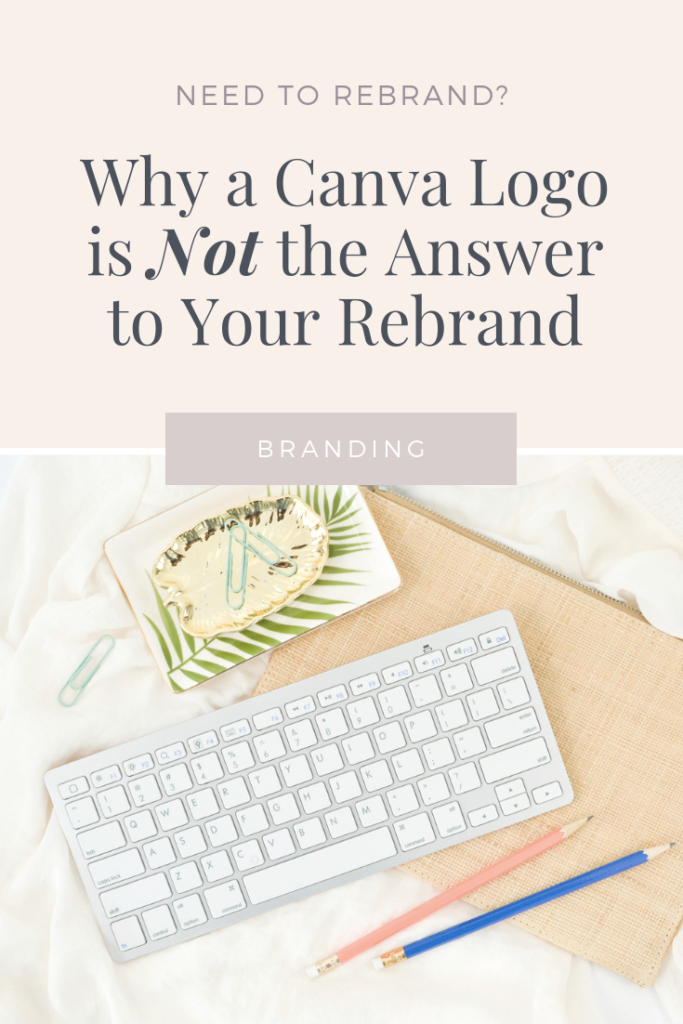 Canva is a great tool for creating graphics, but a free canva logo may not be the best solution if you want to level up your brand and biz. Find out why!