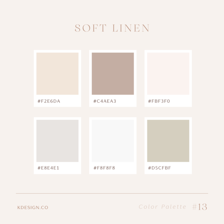 20 Gorgeous & Girly Color Palettes For Your Website - K Design Co.