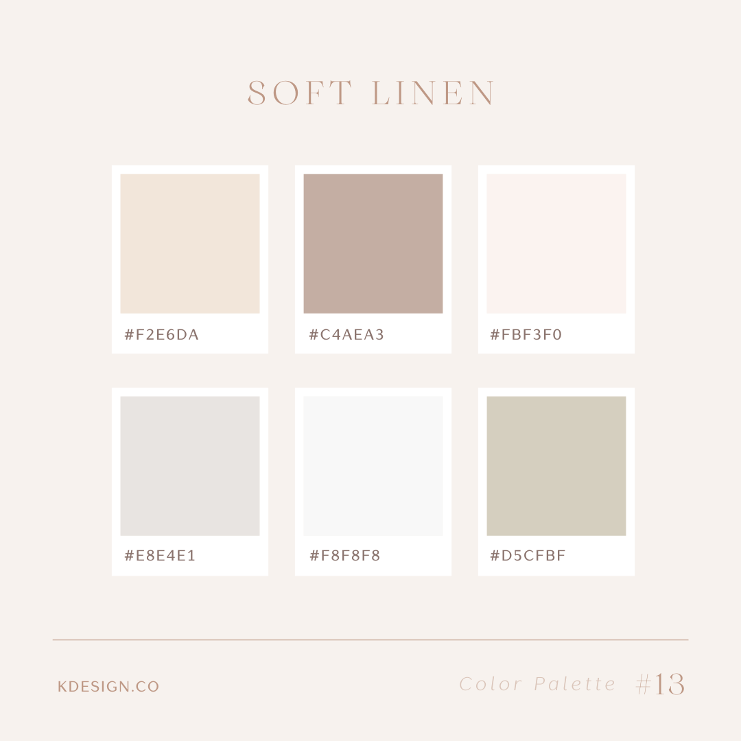 20 Gorgeous & Girly Color Palettes for Your Website - K Design Co.