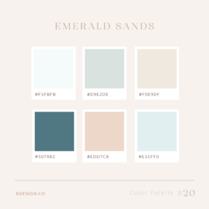 20 Gorgeous & Girly Color Palettes for Your Website - K Design Co.