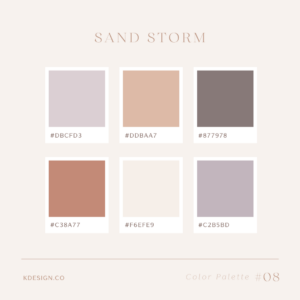 20 Gorgeous & Girly Color Palettes for Your Website - K Design Co.