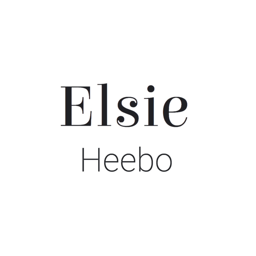 Elsie + Heebo Google font pairing