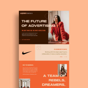 kerry showit website template for agencies and marketing professionals