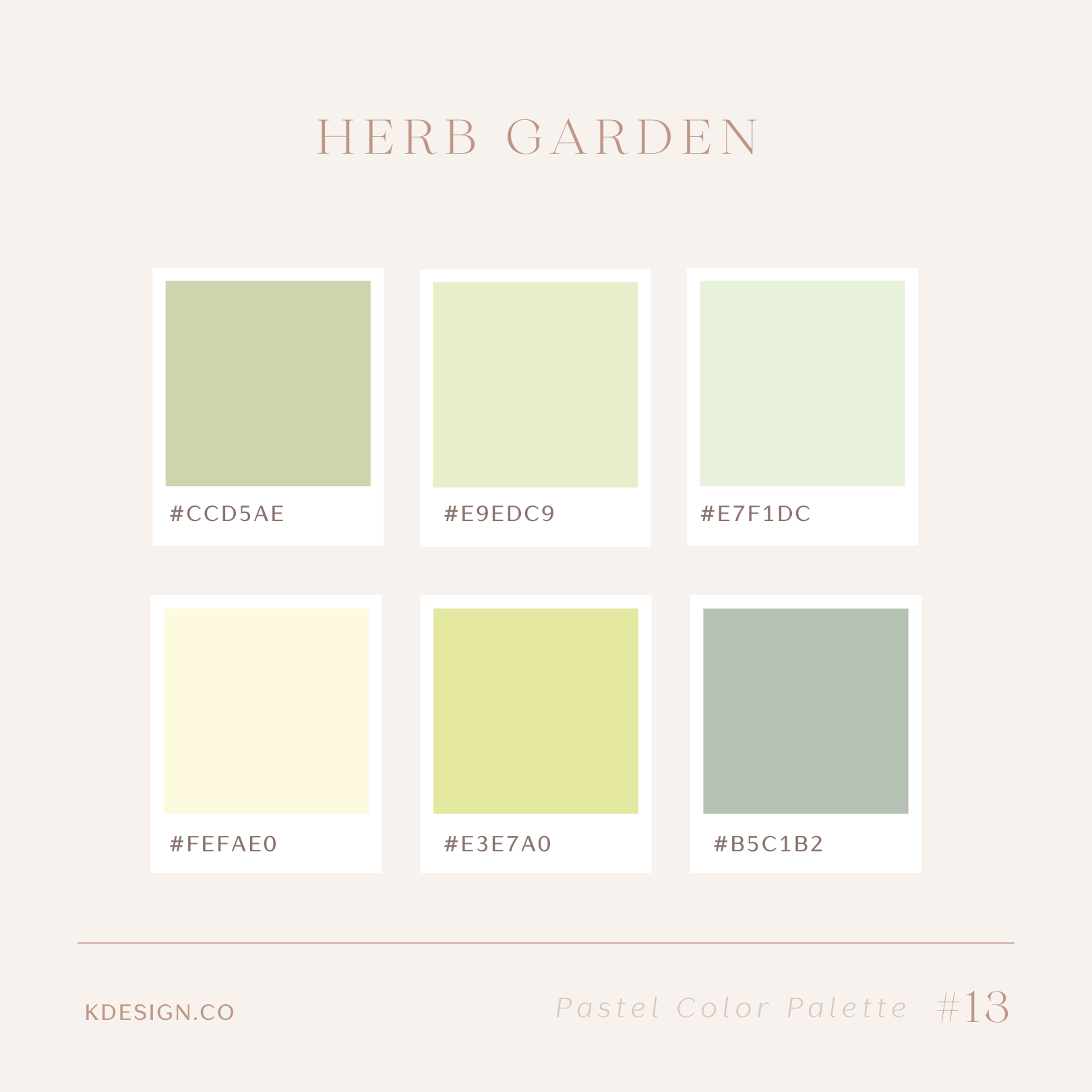 Beautiful Pastel Color Palette Examples with Codes