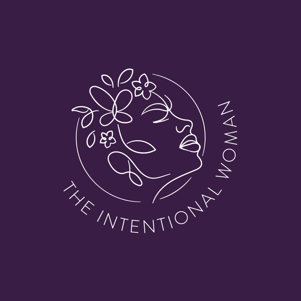 intentional woman logo design