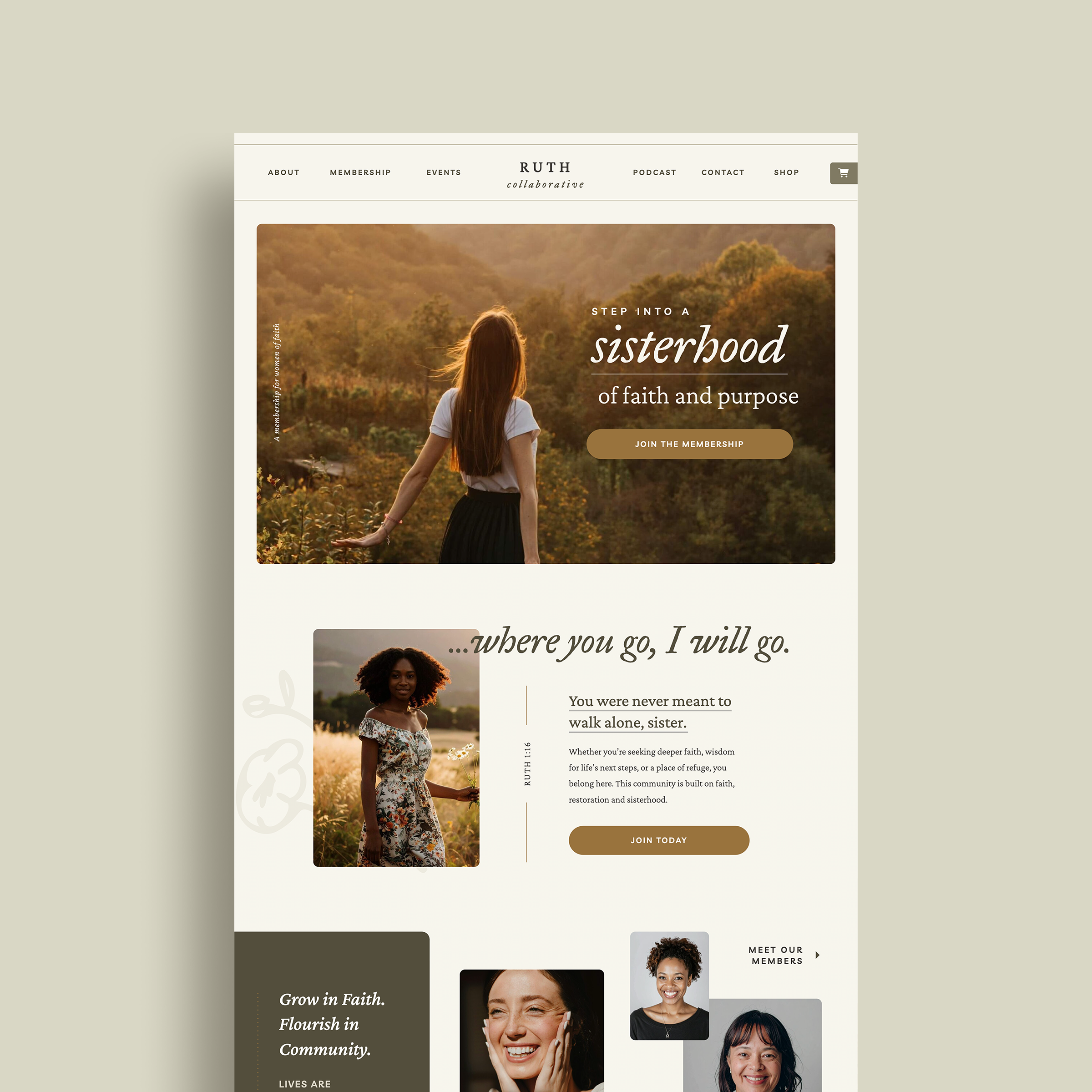 Ruth Showit Template | K Design Co