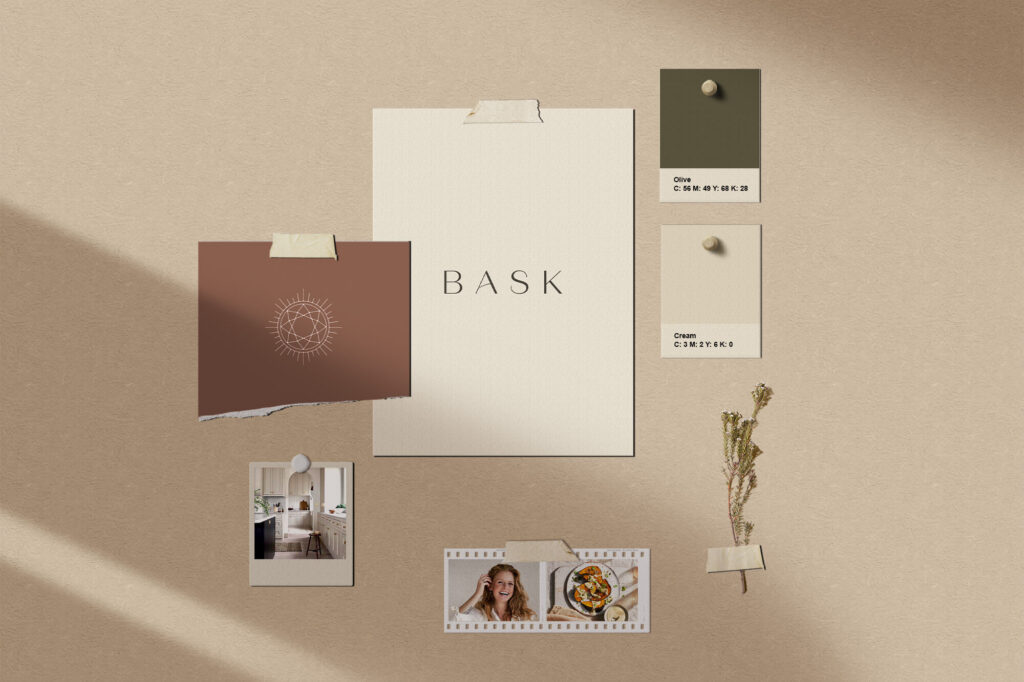 bask moodboard design
